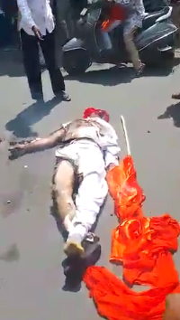 Accident in Chhindwara on Ram Navami हाईटेंशन तार की चपेट में आने से 6 घायल