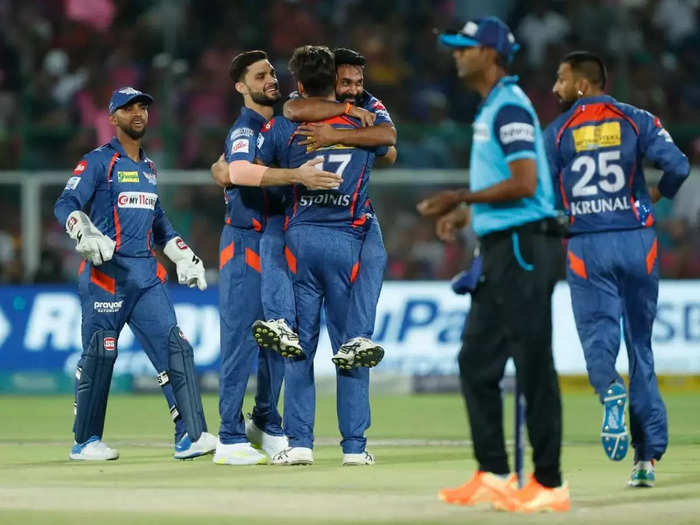 IPL 2023:लखनऊ सुपरजायंट्स को मिली 10 रन से जीत,आवेश ने झटके तीन विकेट