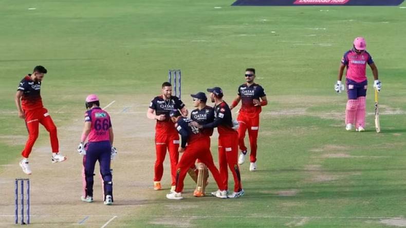 RR vs RCB: प्लेऑफ की रेस से बाहर होने के कगार पर राजस्थान,112 रन आरसीबी ने हराया