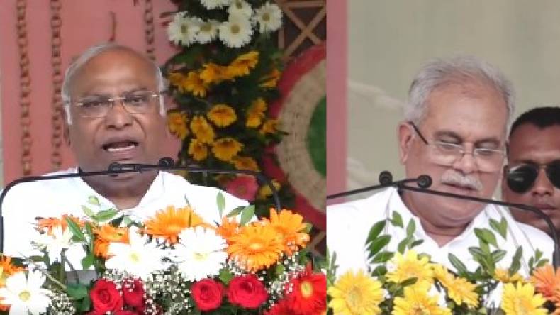 Mallikarjun Kharge: मल्लिकार्जुन खड़गे जांजगीर-चांपा में आयोजित भरोसे का सम्मेलन में हुए शामिल, कहा- मोदी जी ने मणिपुर पर जवाब नहीं दिया