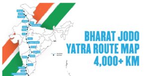 Bharat Jodho Yatra Map