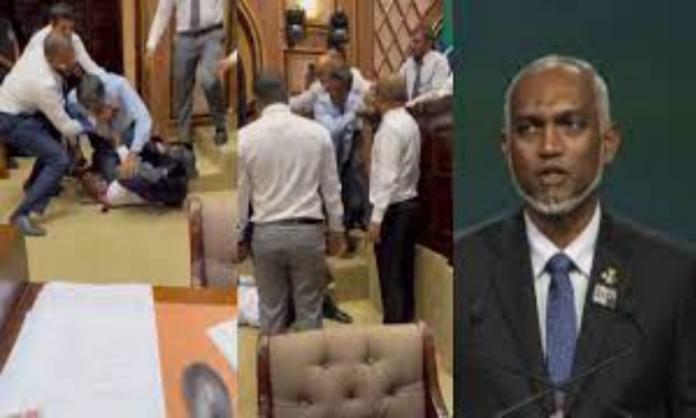 Maldives Parliament: मालदीव सांसद में वोटिंग के दौरान हुआ हंगामा, चले लात और घूंसे