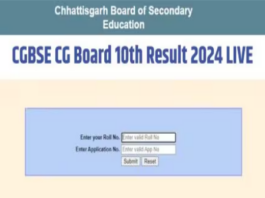 Chhattisgarh Board 2024 Result Declared